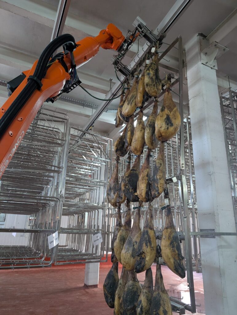 Automatización de procesos en la industria cárnica: Aceitado de Jamones